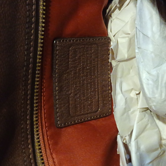 Brown Leather Coach Purse - Picture 3 of 11